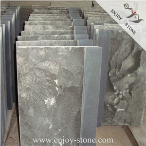Natural Split Hainan Black Basalt Wall Tiles