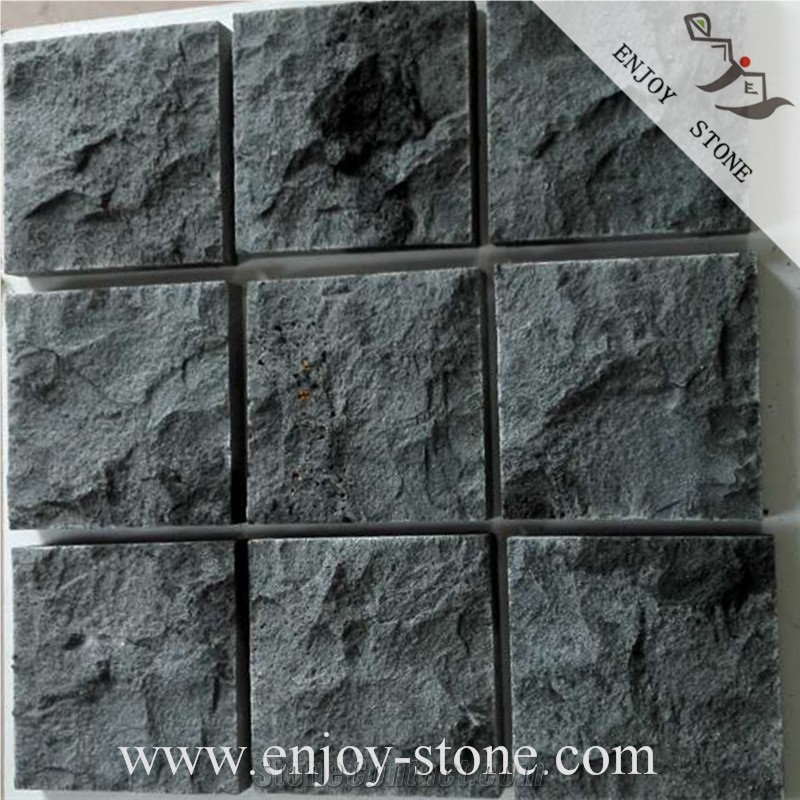 Natural Split Zhangpu Grey Basalt Wall Tiles