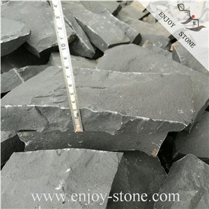 Zhangpu Black Basalt Flagstone Crazy Pavers