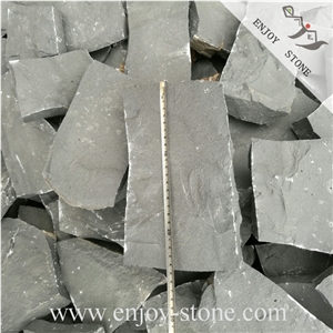 Zhangpu Black Basalt Flagstone Crazy Pavers