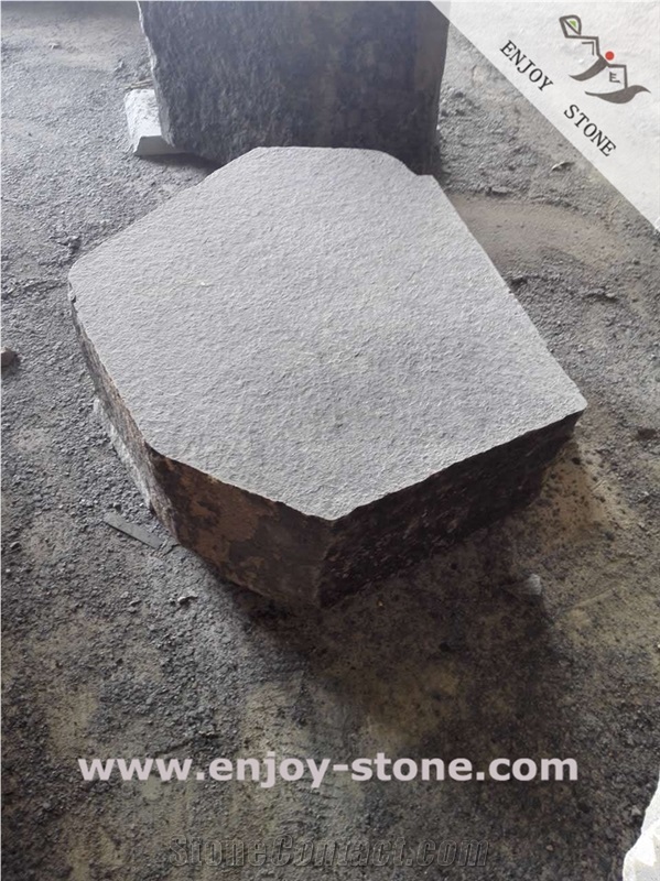 Zhangpu Black Basalt/Irregular Shape/Hexagon Flagstone Paver, Walkway Pavers