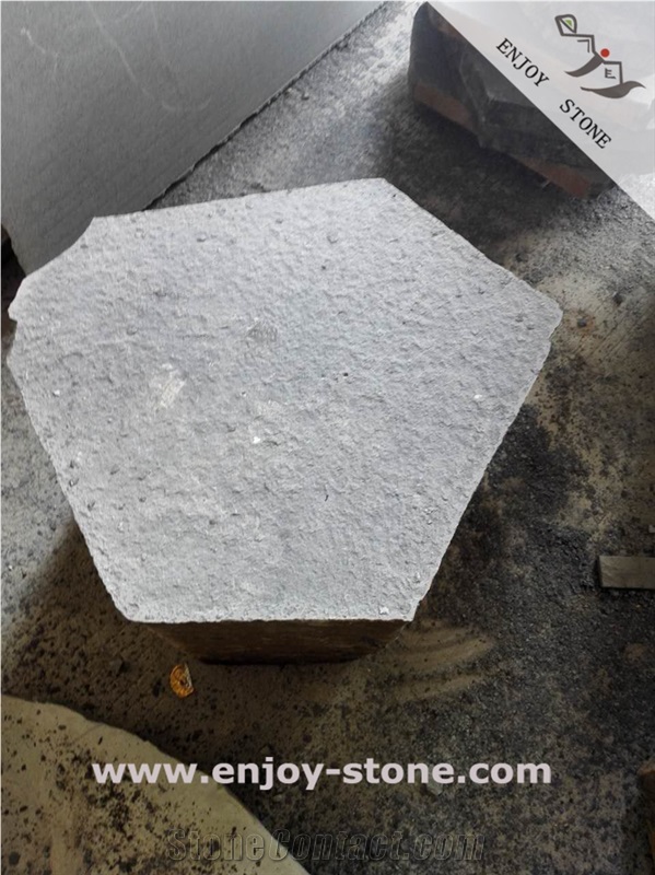 Zhangpu Black Basalt/Irregular Shape/Hexagon Flagstone Paver, Walkway Pavers