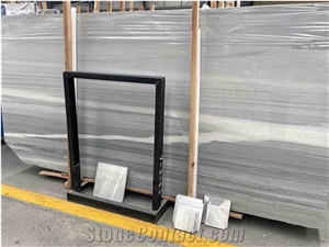 Italy Palissandro Blue With Grey And White Wave Marble Slabs