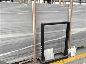 Italy Palissandro Blue With Grey And White Wave Marble Slabs