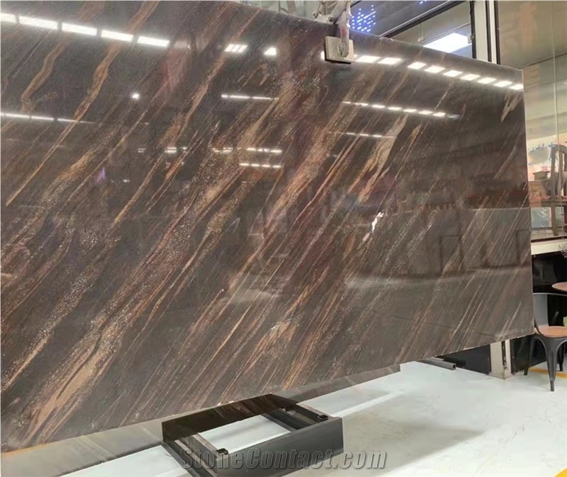 Quicksand Brown Granite Polished Slabs