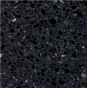 Inky Green Terrazzo