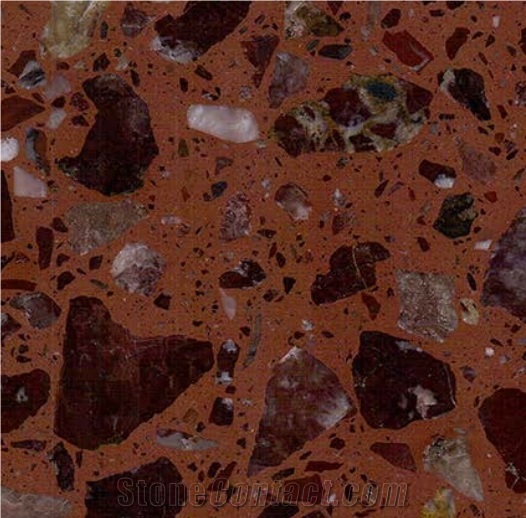 Lafite Red Terrazzo