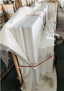 Pure White Quartz &Crystalize Quartz Kitchen Tops