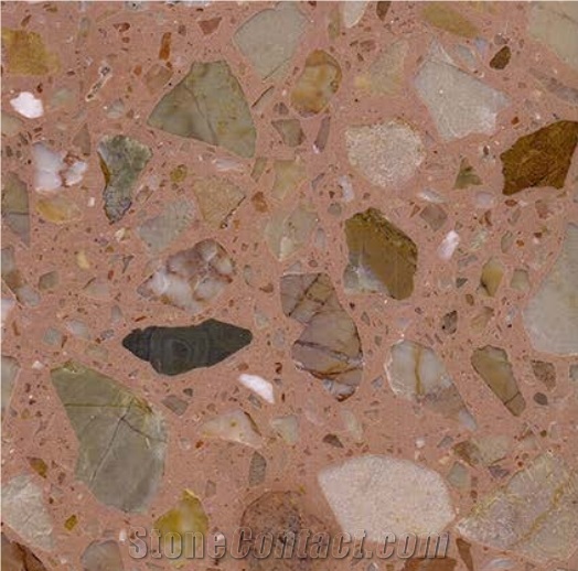 Rosy Stream Terrazzo