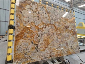 Golden Moon Granite, Gold Granite Slabs