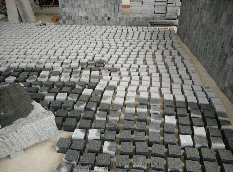 Cheap Anti-Slip Granite Cobble Stone