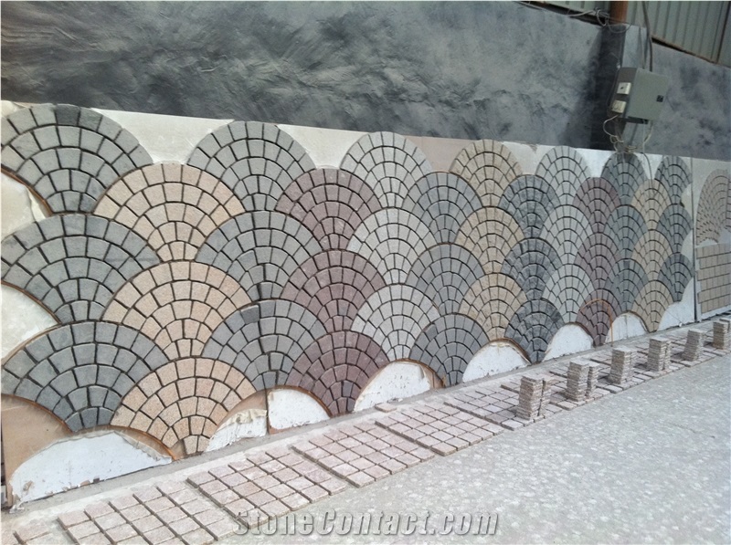 Cheap Anti-Slip Granite Cobble Stone