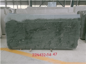 Atlantic Grey Slab Stone Office Building Wall Cladding Cover