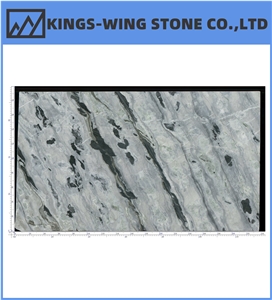 Black & White  Polished Arctic Ocean Slab Own Quarry Suplier