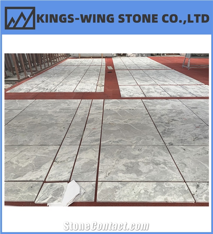 Own Quarry Arctic Sky Blue Quartzite Leathered Floor Tiles