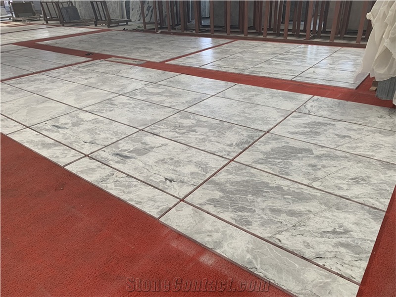 Own Quarry Arctic Sky Blue Quartzite Leathered Floor Tiles