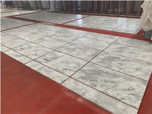 Own Quarry Arctic Sky Blue Quartzite Leathered Floor Tiles
