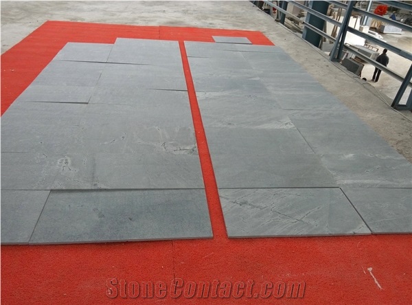 Silver Grey Sky Blue Atlantic Marble Polish Honed Slab Tile