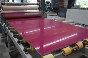 China Pure Dark Rosy Quartz Slabs From Xzx-Stone