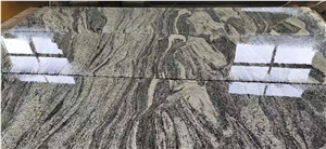 2Cm Thick China Juparana Grey And White Granite Slabs