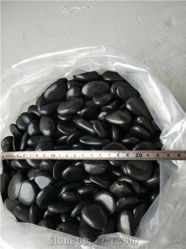 Beige White,Black Mixed Pebbles Stone 30-50Mm,50-80Mm