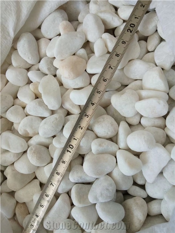 Beige White,Black Mixed Pebbles Stone 30-50Mm,50-80Mm
