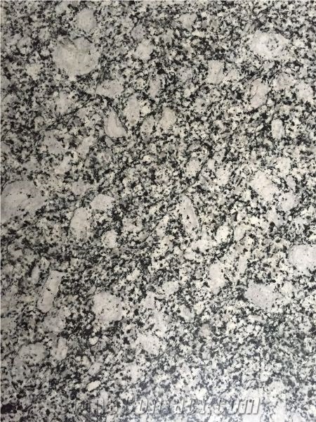 New Spray White Granite Slabs