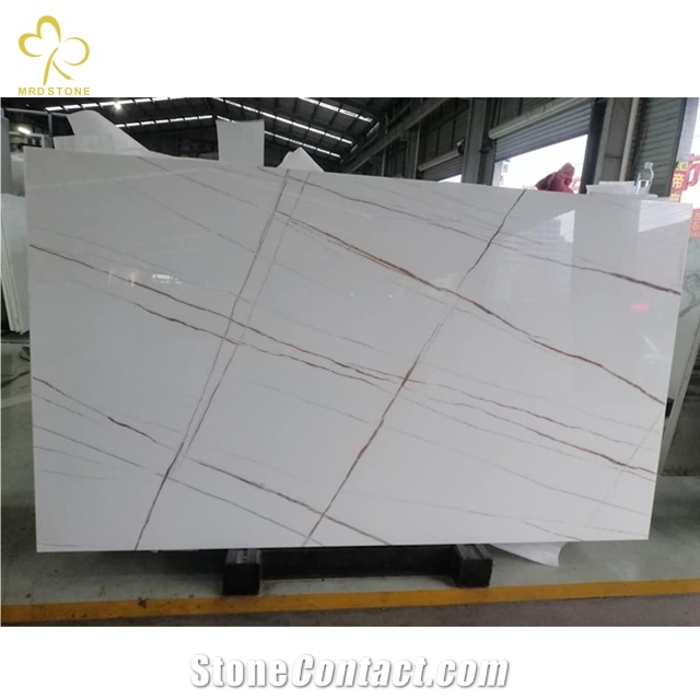 Calacatta White Stone Nano Glass Big Slab