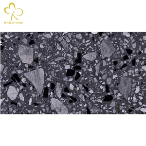 Customized Size Scratch Resistant Artwork Bathroom Terrazzo