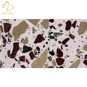 High Resistant To Acid  Flooring Tile Slab Terrazzo