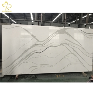 Quartz Calacatta Big Slabs High Quality Gold Marble Slab