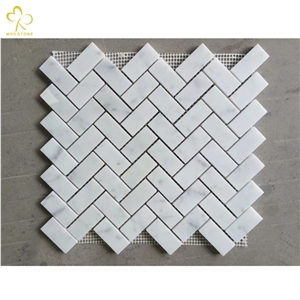 Kitchen Bathroom Natural Marble Mosaic Tiles For Wall Floor