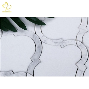 New Design Natural Stone Backsplash Marble Mosaic