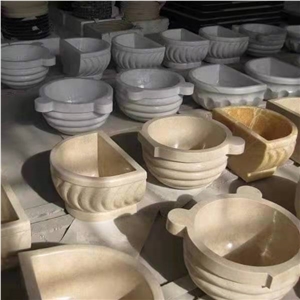 Factory Stone Basin Maker Beige Marble Farm Sinks