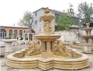 Factory Supplier China Pink Marble Small Size Fountain