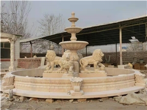 Factory Supplier China Pink Marble Small Size Fountain
