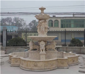 Factory Supplier China Pink Marble Small Size Fountain