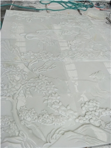 Hollow Relief Waterjet Sculpture Wall Panel