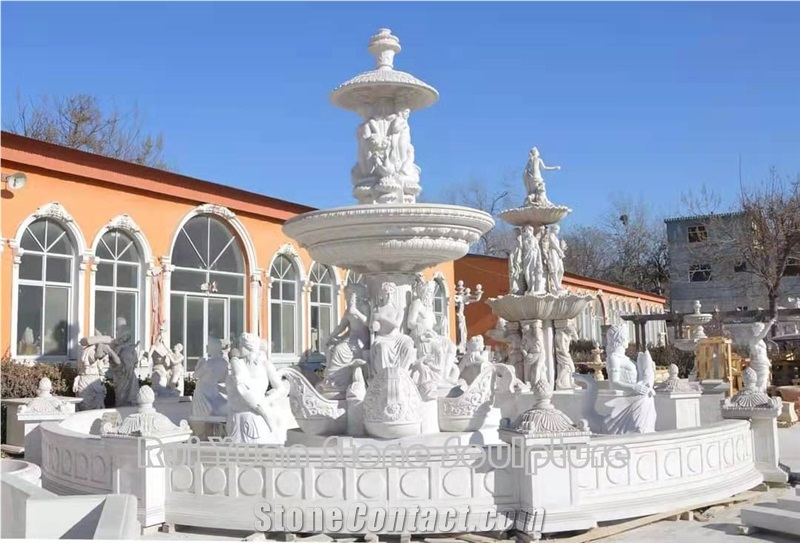 Water Feature Fountain With Flower Pot