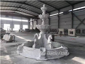 Water Feature Fountain With Flower Pot