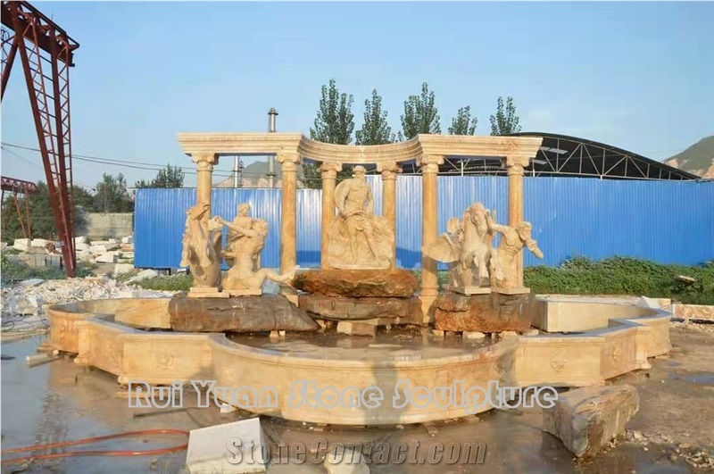 Water Feature Fountain With Flower Pot