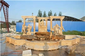 Water Feature Fountain With Flower Pot