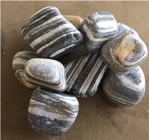 Black Pebble & Gravel, Flouray Black Angel Stone