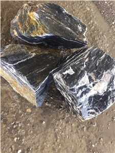 Black Pebble & Gravel, Flouray Black Angel Stone