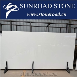 Nano Glass Pure White Marble Artificial Stone