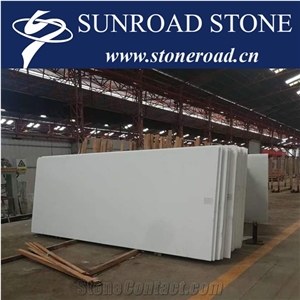 Nano Glass Pure White Marble Artificial Stone
