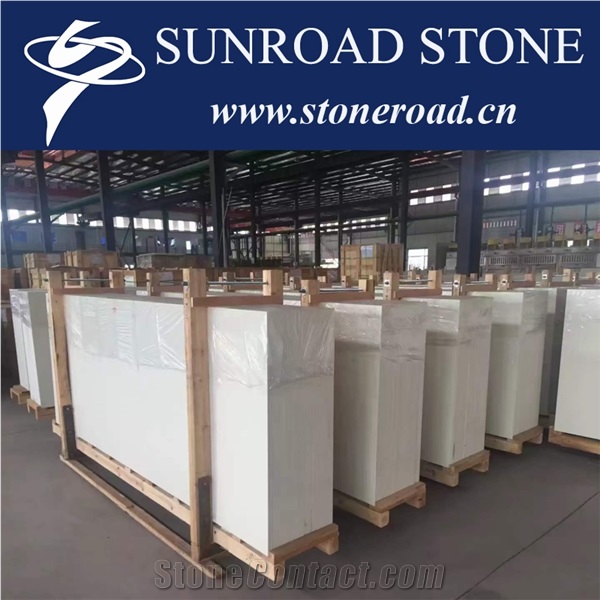 Nano Glass Pure White Marble Artificial Stone