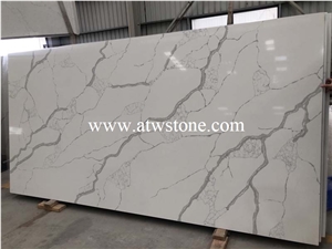 Calacatta Quartz Slabs, Artificial Calacatta Slabs