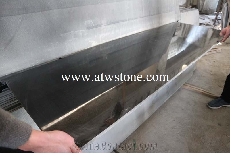 A Quality Mongolian Black Basalt Polished Slabs And Tiles