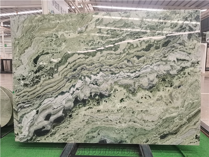 Jade Green Marble, Chinese Light Green Marble, Ice Green